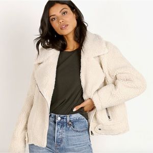 Urban Outfitters Teddy Jacket - Moto style